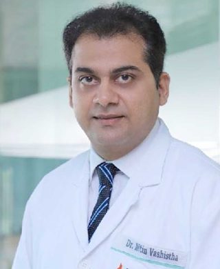 Dr Nitin Vashistha MBBS, MS (Surgery), FIAGES, FACS Advanced training in Robotic Colorectal Surgery, Severance Hospital, Seoul, South Korea